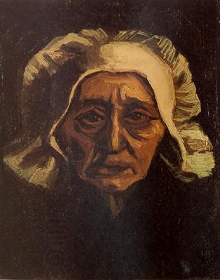 Vincent Van Gogh Head of an old Peasant Woman with White Cap (nn04) China oil painting art